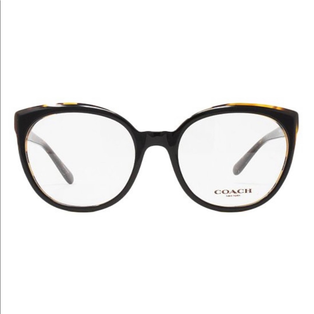 New COACH Round Eyeglasses in Tortoise Color